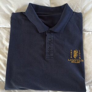 Vintage Lagavulin Distillery, Isla, Scotland, Polo, size XL